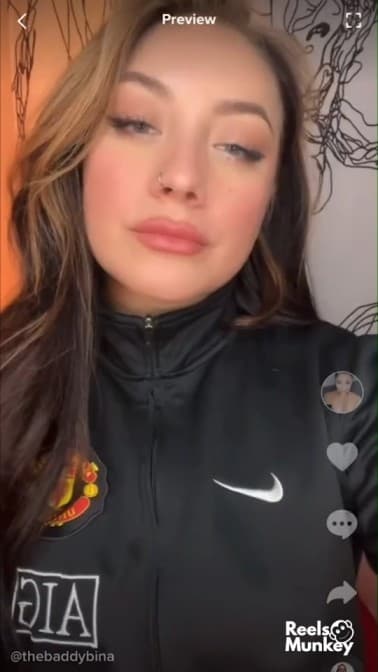 Hot latina shows off her NSFW tiktok acting skill wearing see through lingerie