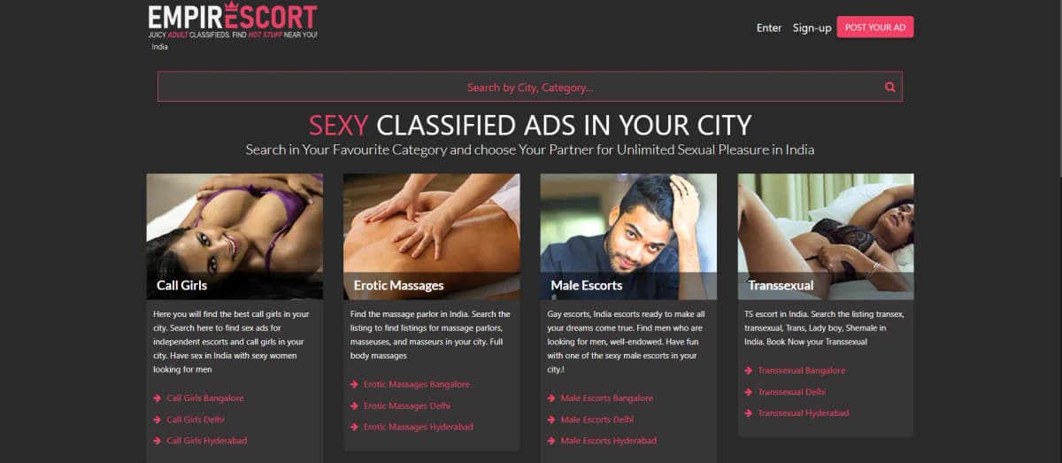 Bangalore Escort Classifieds: Empirescort Tech Valley Independent Hub